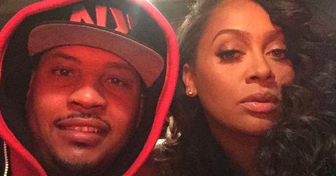 Carmelo anthony wishes la la happy valentines day