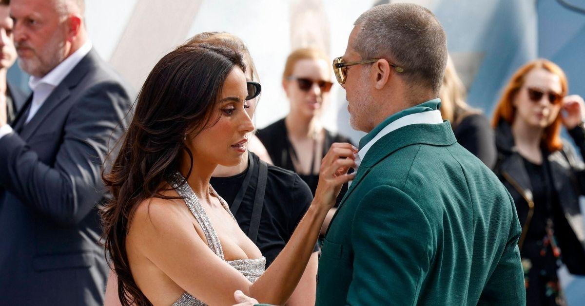 Photo of Brad Pitt and Ines de Ramon