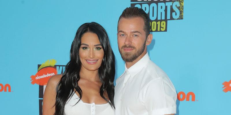 Nikki Bella And Artem Chigvintsev On Red Carpet