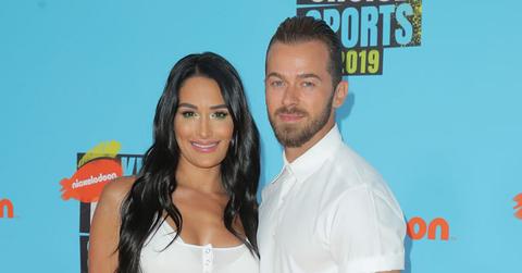 Nikki Bella And Artem Chigvintsev On Red Carpet