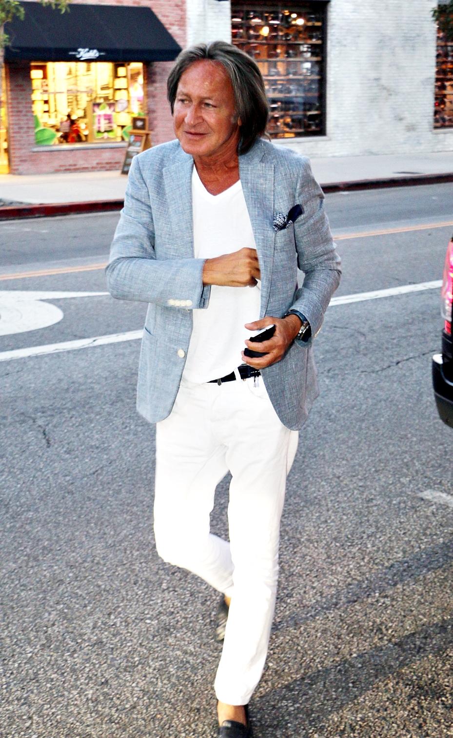 EXCLUSIVE: Mohamed Hadid Seen Arriving To Lisa Vanderpump&#8217;s &amp; Ken Todd&#8217;s Anniversary Dinner