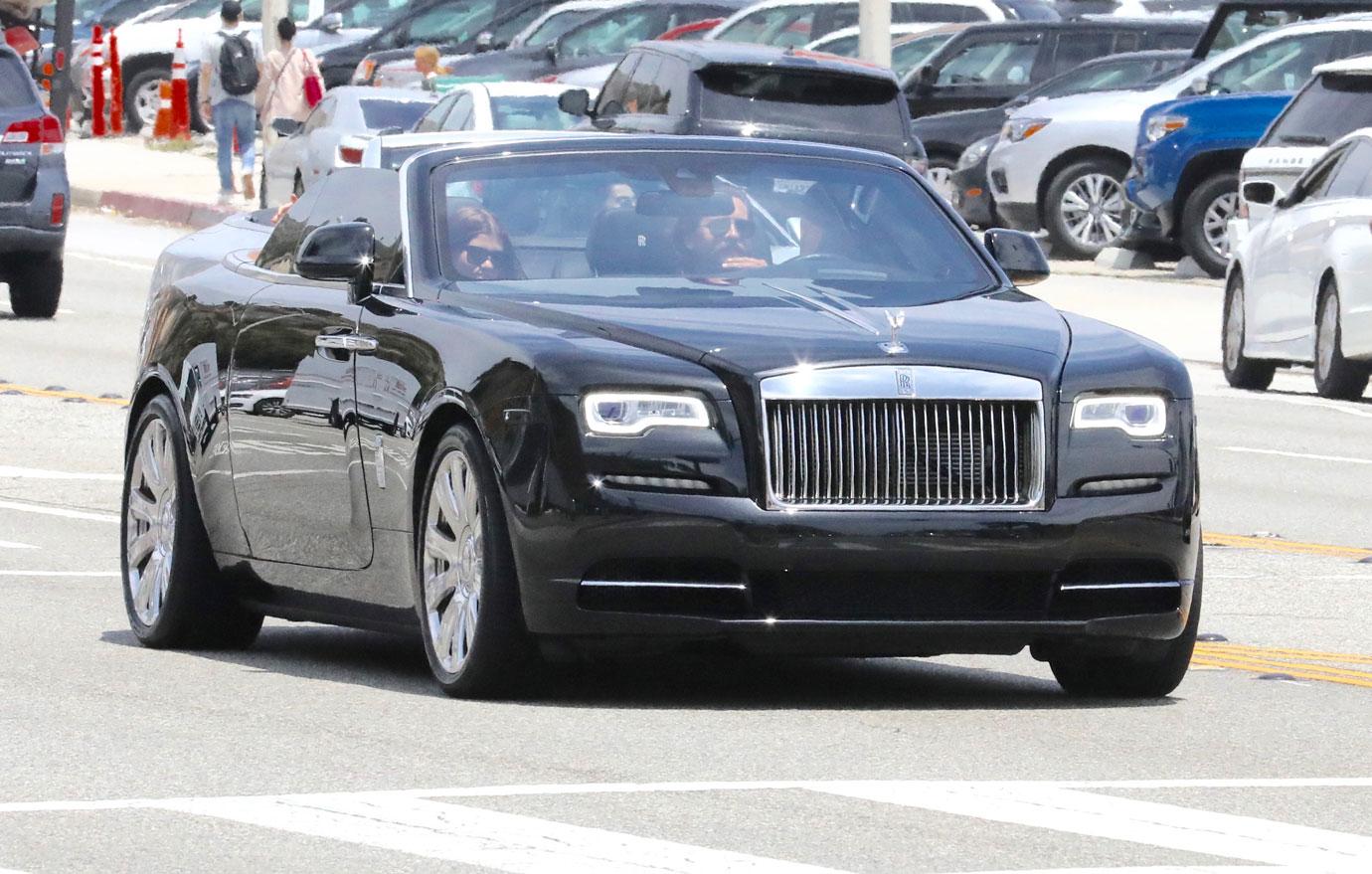 Scott Disick and Sofia Richie at Nobu