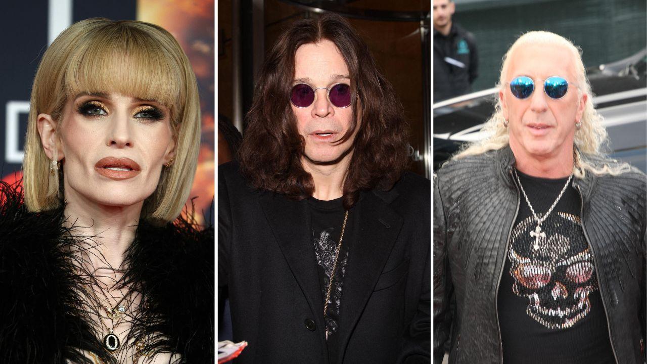 Split photo of Kelly Osbourne, Ozzy Osbourne, and Dee Snider