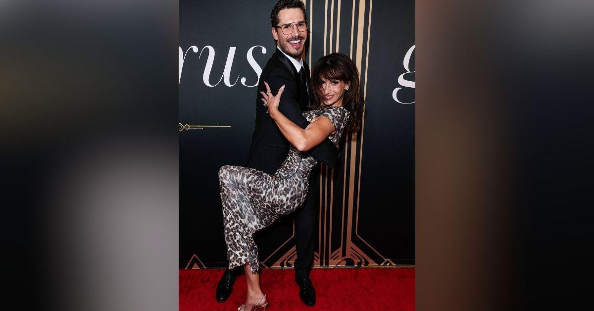 image of Hilaria Baldwin's pro dancer partner was Gleb Savchenko.