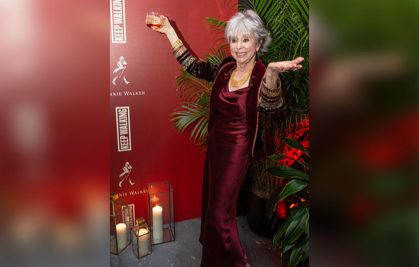 icon rita moreno toasts with jane walker