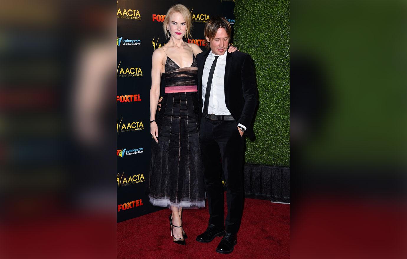 Nicole Kidman and Keith Urban attend the 6th AACTA International Awards