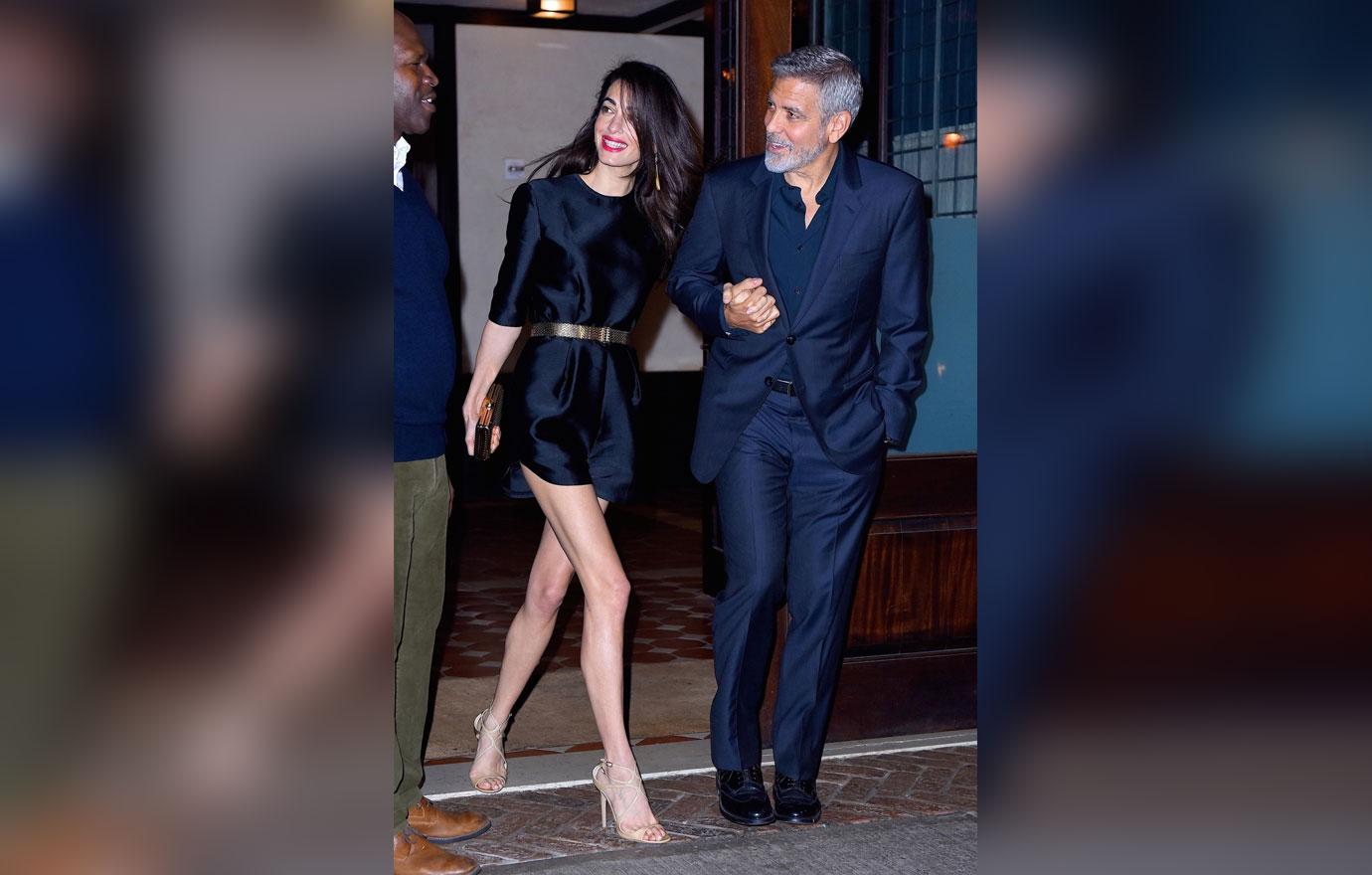 amal clooney celebrates george birthday pics 03