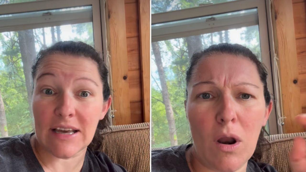 Split photo of content creator Deb Teach 