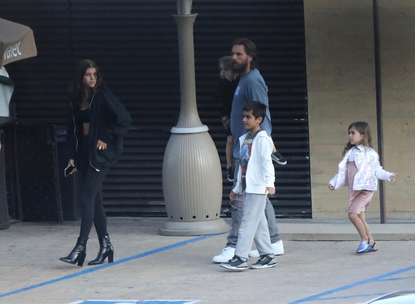 sofia richie scott disick still together hang out with his kids 05