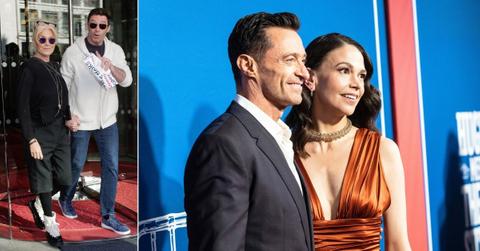 Composite Photos of Sutton Foster and Hugh Jackman with Deborra-Lee Furness