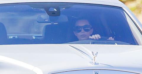 Kim kardashian visits bruce jenner