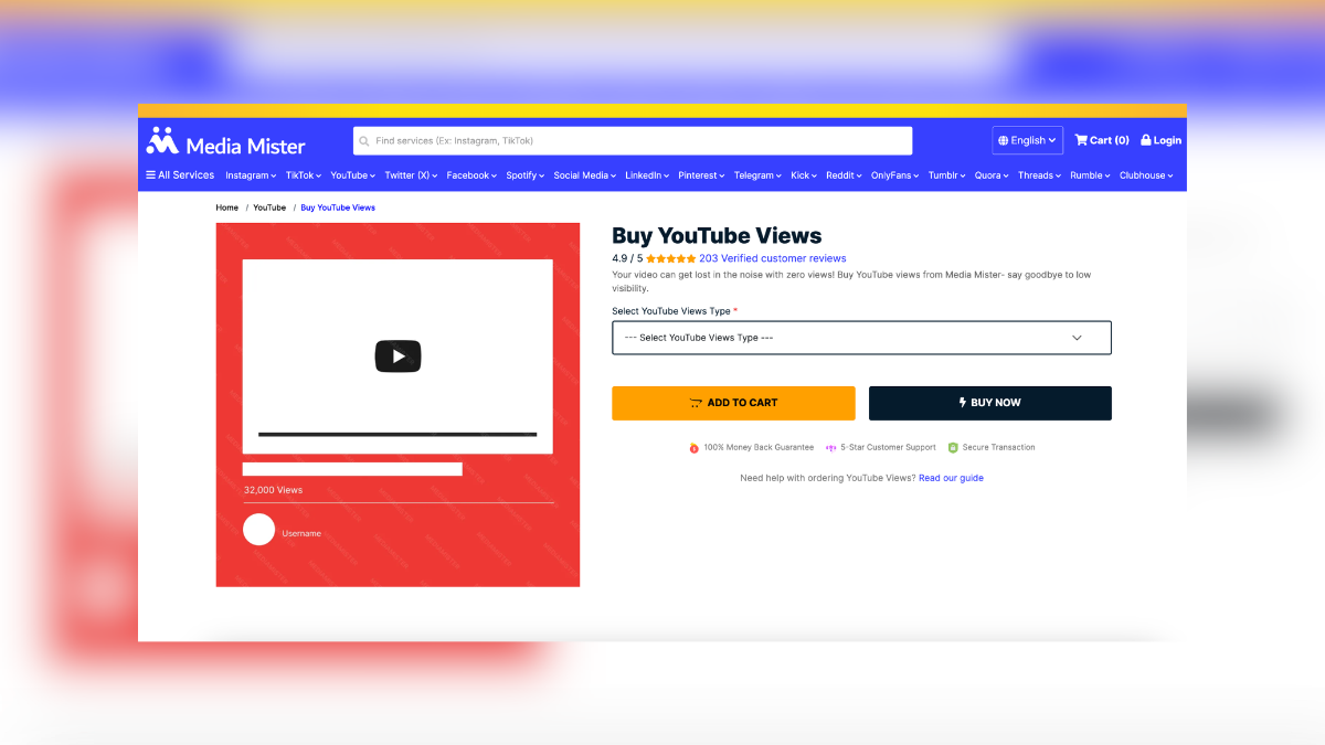 buying youtube views in  top  sites influencers use