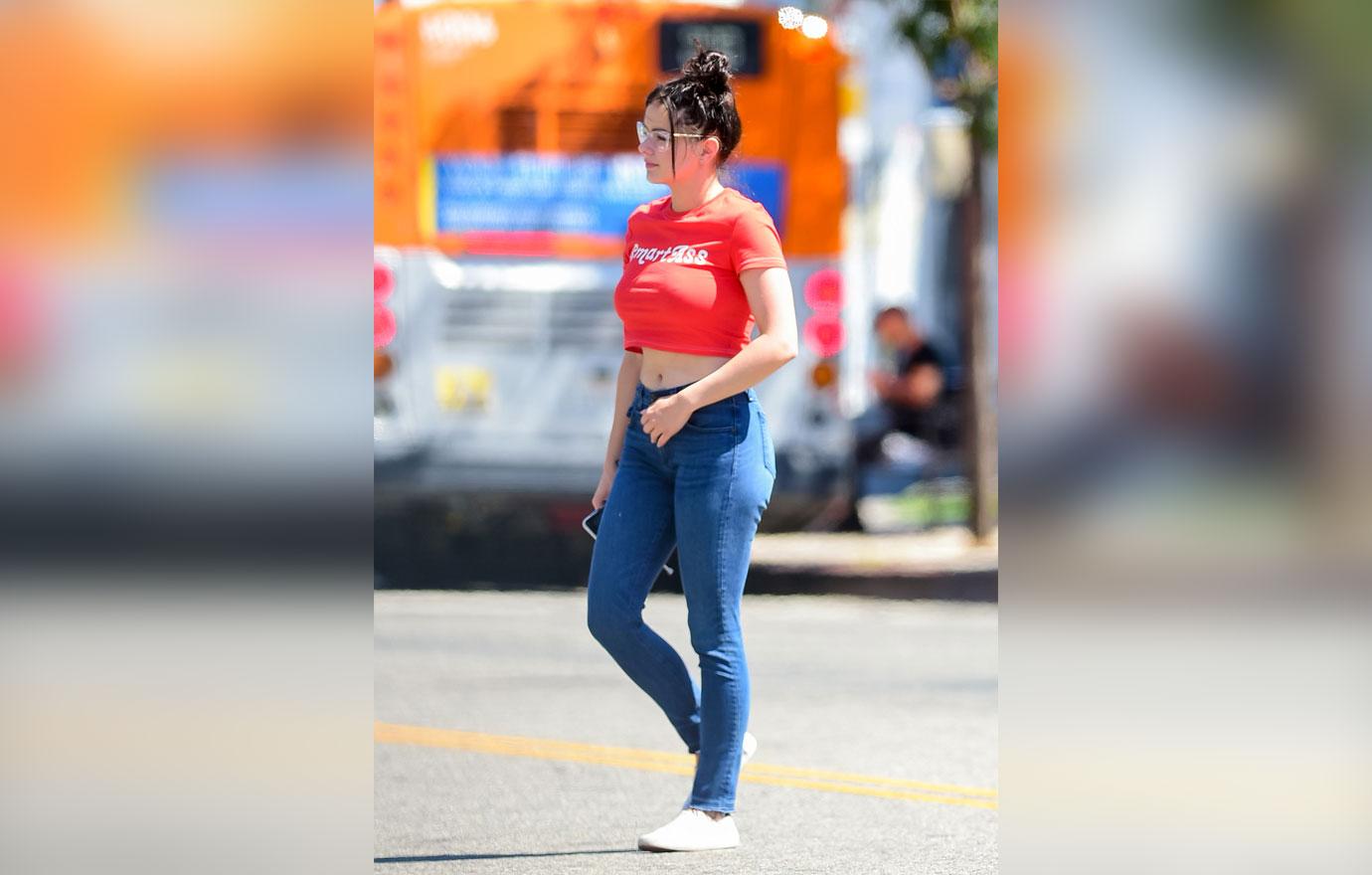 Ariel Winter Shows Off Her Midriff In A Crop Top On Lunch Run — See Pics