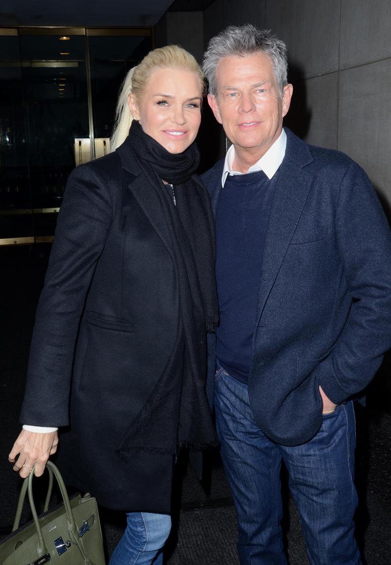 David Foster and wife Yolanda Foster of Real Housewives of Beverly Hills enter the &#8216;Today Show&#8217; studios, NYC