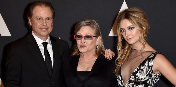 Billie Lourd Uncle Todd Carrie Fisher Debbie Reynolds Long