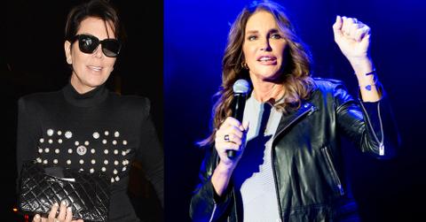 Caitlyn Jenner introduces the band Culture Club as they perform at the Greek Theater in Los Angeles, CA