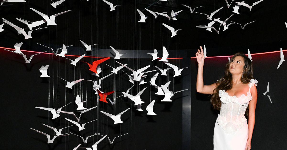 image of The star is excited for people to experience the installation.