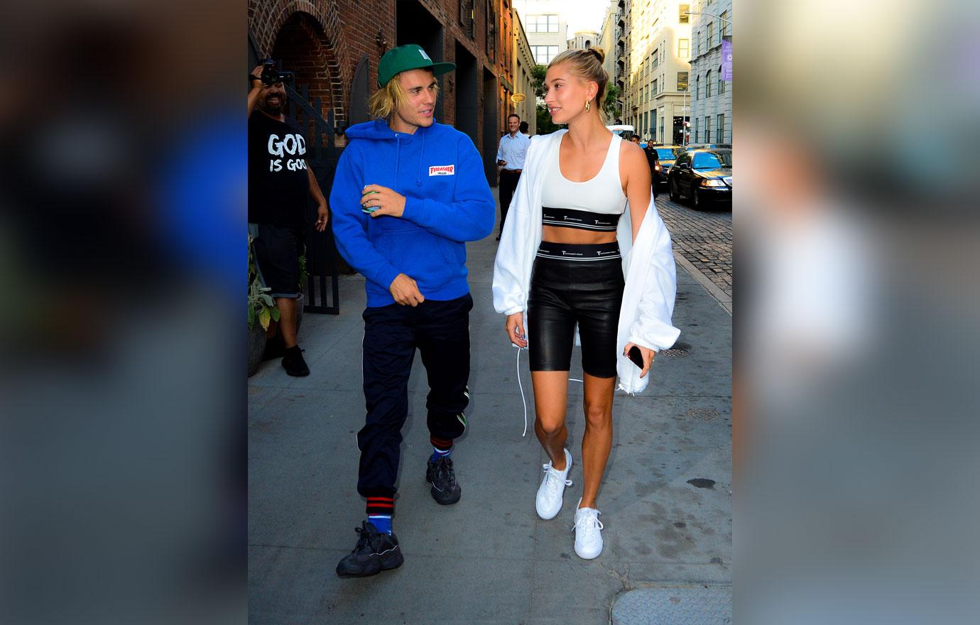 Justin Bieber and Hailey Baldwin are all smiles as they go for romantic walk in Brooklyn