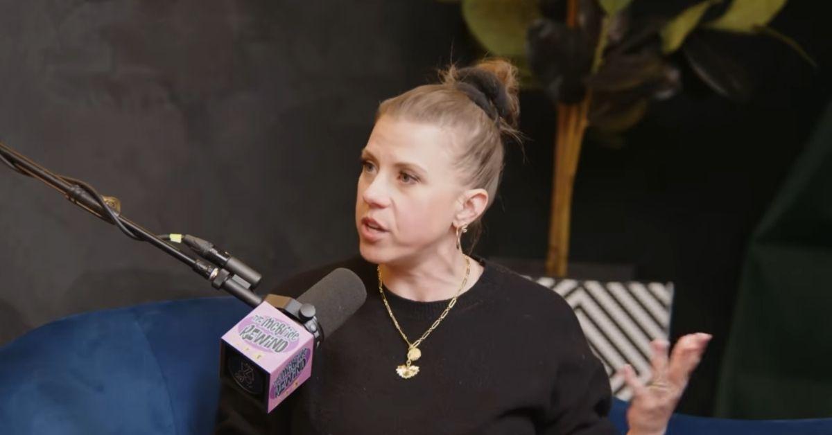 image of Jodie Sweetin revealed she recently received a shocking one-cent residual check from her time on 'Full House.'