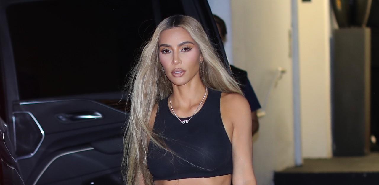 Kim Kardashian sparks concern as she flaunts her tiniest waist ever in new  pics with son Saint, 7, in Miami