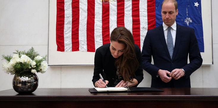 Kate middleton prince william sign condolences book orlando shooting hr