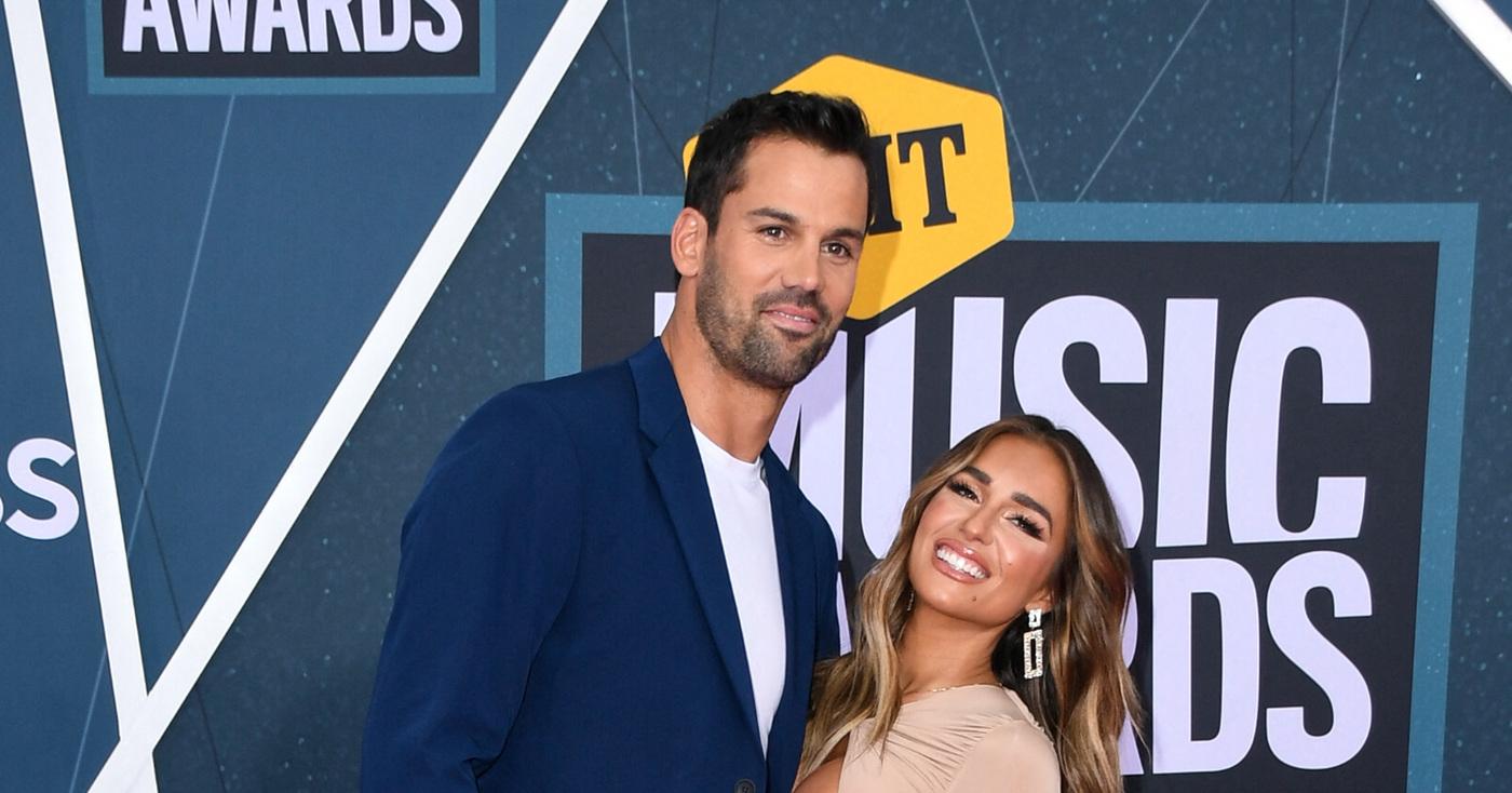 Eric Decker and Pregnant Jessie James Decker Pack On The PDA At