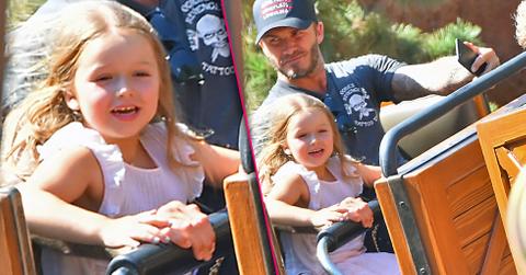 David victoria beckham harper disneyland california