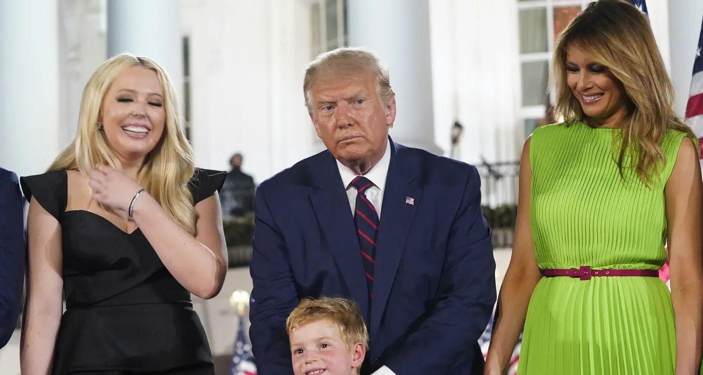 donald trump ex wife marla maples new photo tiffany son alexander grandchild