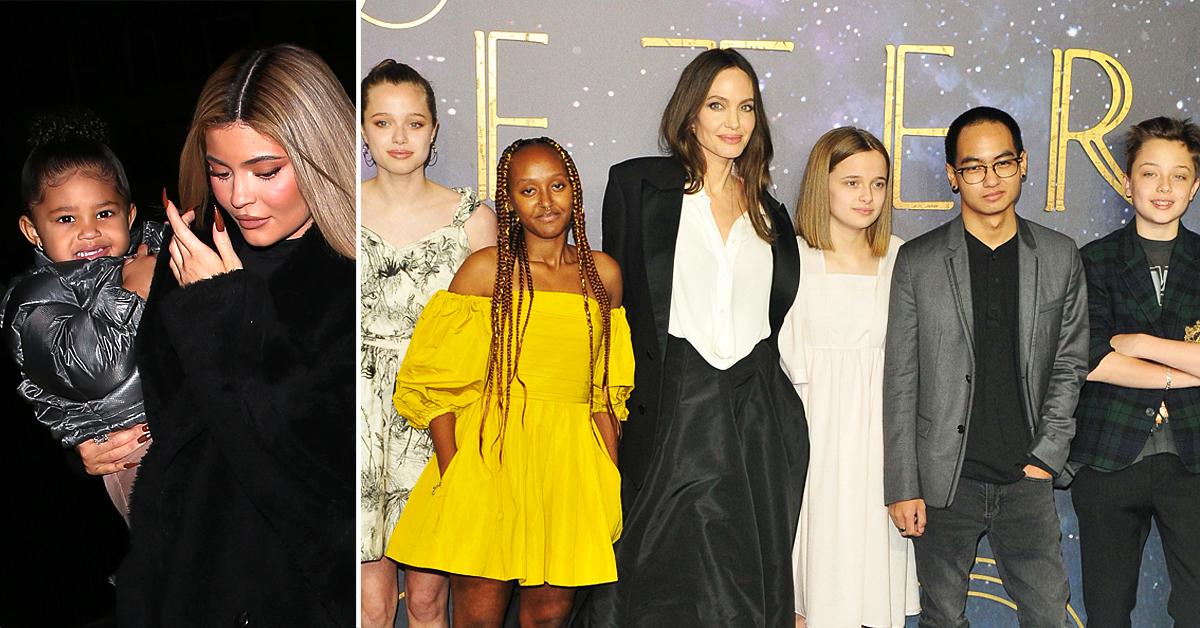 stormi webster the jolie pitt brood and more see hollywoods most spoiled children