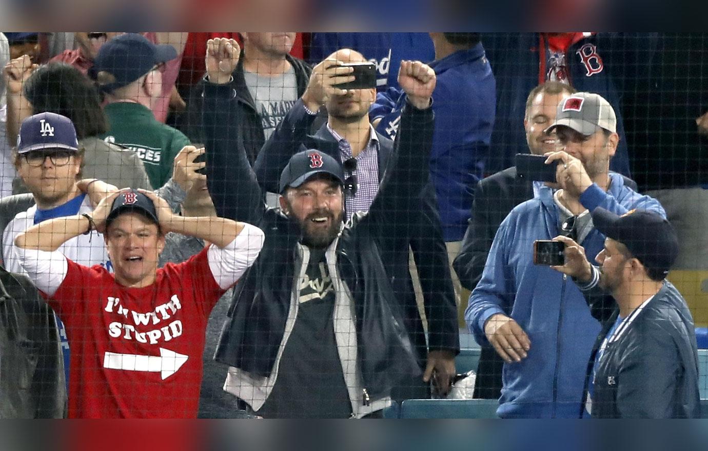 Celebrities At The Los Angeles Dodgers Game &#8211; World Series &#8211; Boston Red Sox v Los Angeles Dodgers &#8211; Game Five