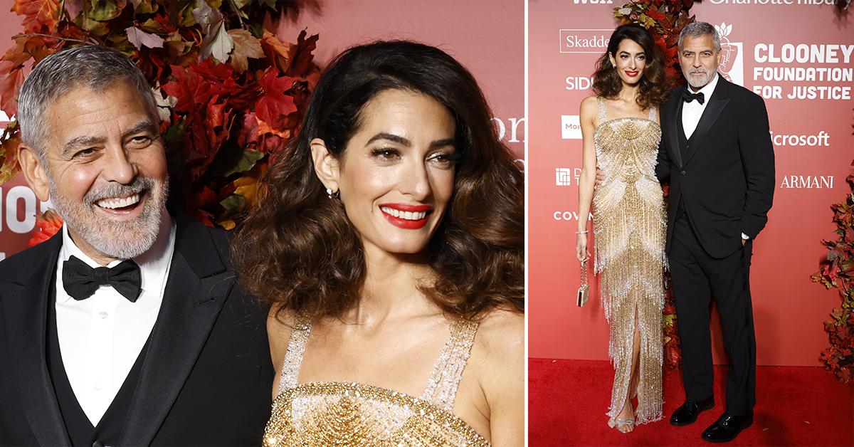 George & Amal Clooney's Night Out: The Pair Celebrate the