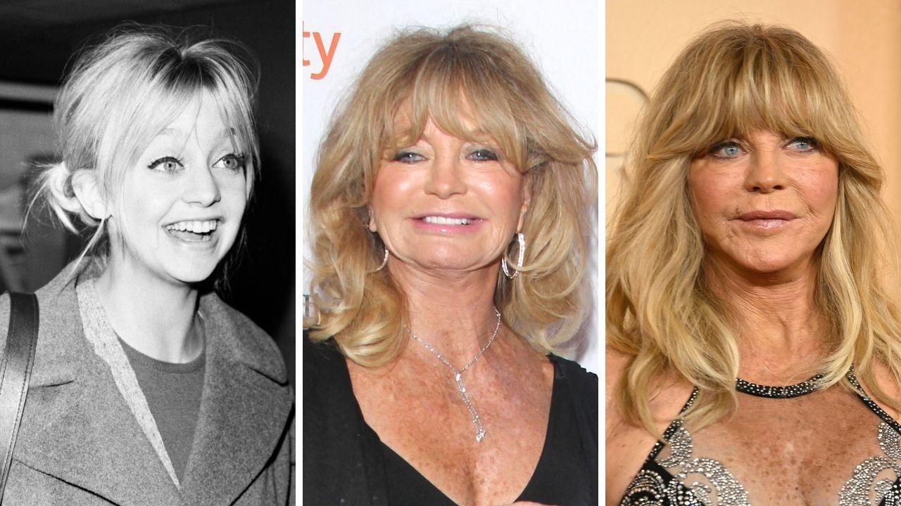 goldie hawn transformation through the years before after photos
