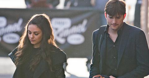 Ashton Kutcher and Mila Kunis at ‘Kimmel’