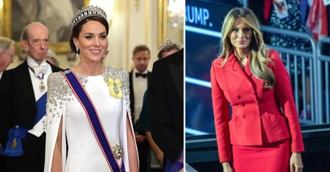Composite photo of Kate Middleton and Melania Trump