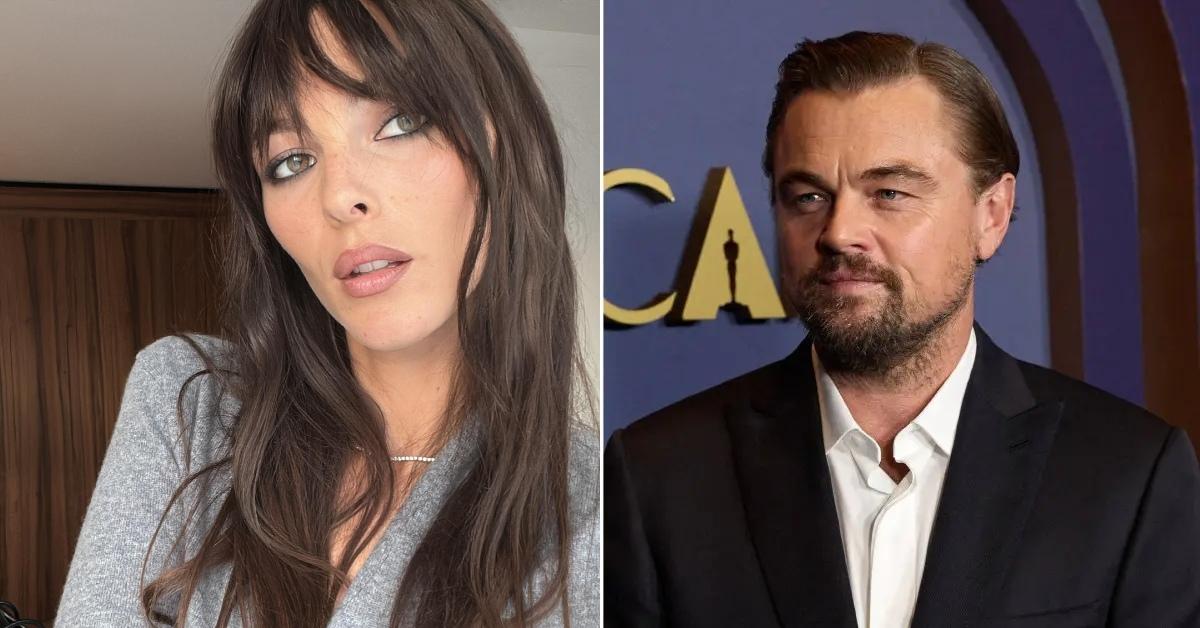 Composite photo of Vittoria Ceretti and Leonardo DiCaprio