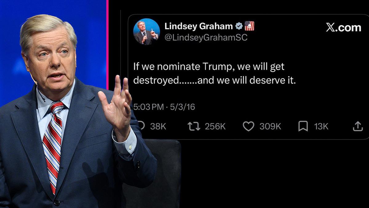 photo of In 2016, Lindsey Graham claimed the U.S. will get 'destroyed' if Donald Trump becomes president.