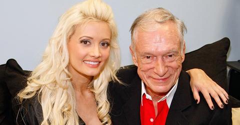 Hugh Hefner Visits Holly Madison At PEEPSHOW