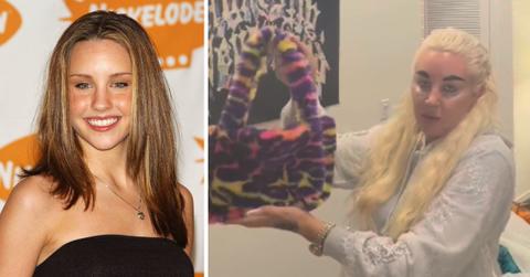 Split photo of Amanda Bynes.