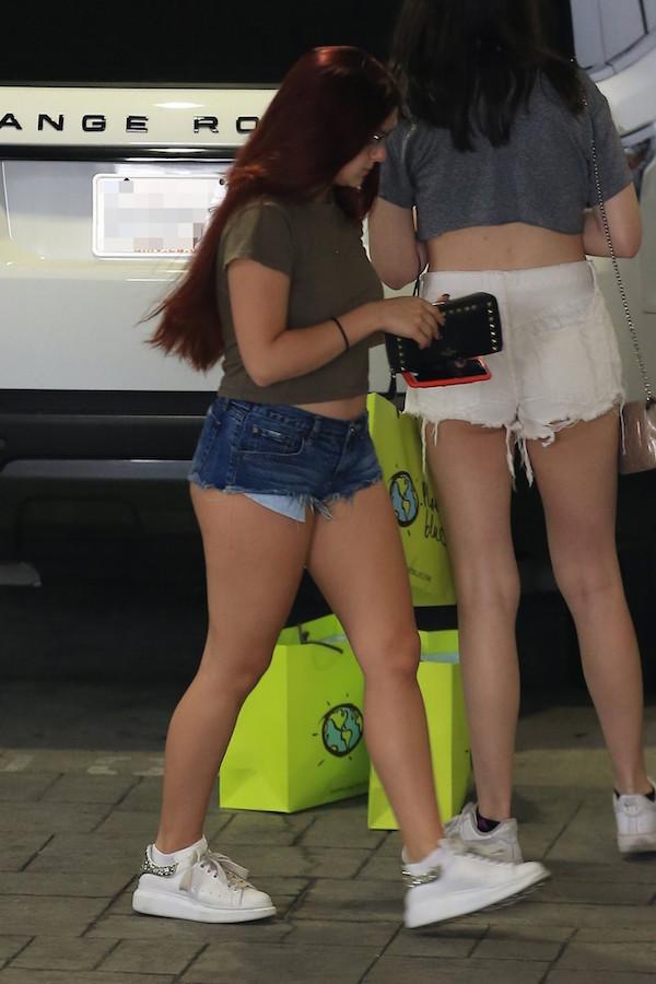 Ariel Winter gets cheeky on a shopping spree at Planet Blue