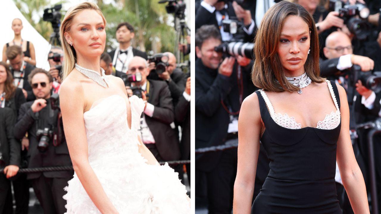 Image of The longtime friends appeared in the same Victoria's Secret Fashion Show but were not photographed together.