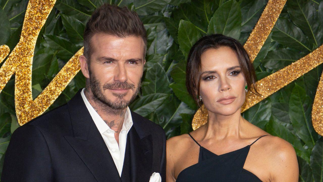 Image of David Beckham and Victoria Beckham.