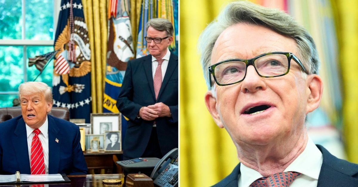 photo of Donald Trump and Peter Mandelson