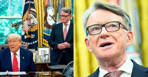 photo of Donald Trump and Peter Mandelson