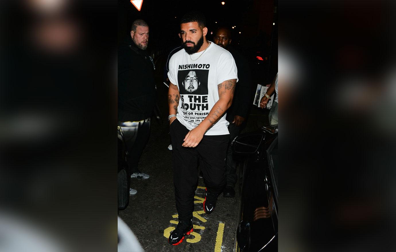 Drake On The Street Dad Life Celebrates Son Birthday