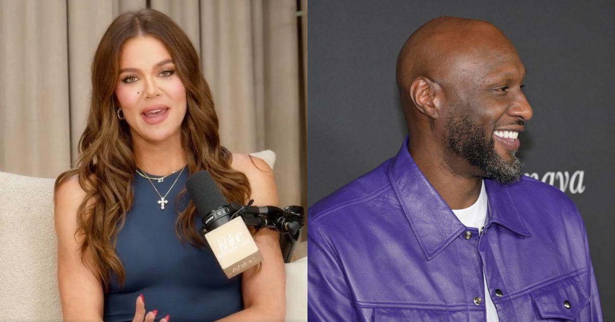 Composite Photos of Lamar Odom and Khloe Kardashian