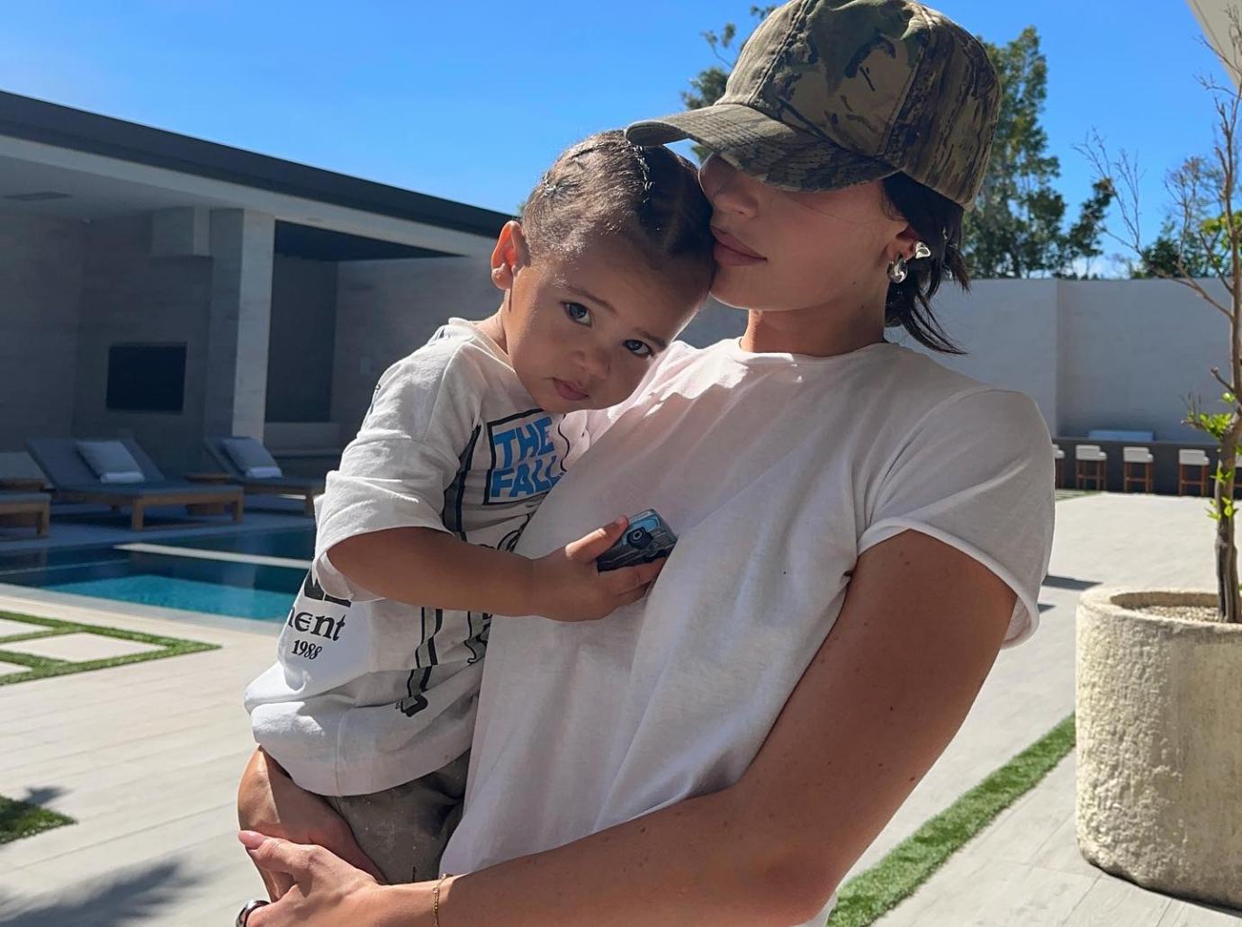 kylie jenner daughter stormi tiktok tall brother aire grew up fast