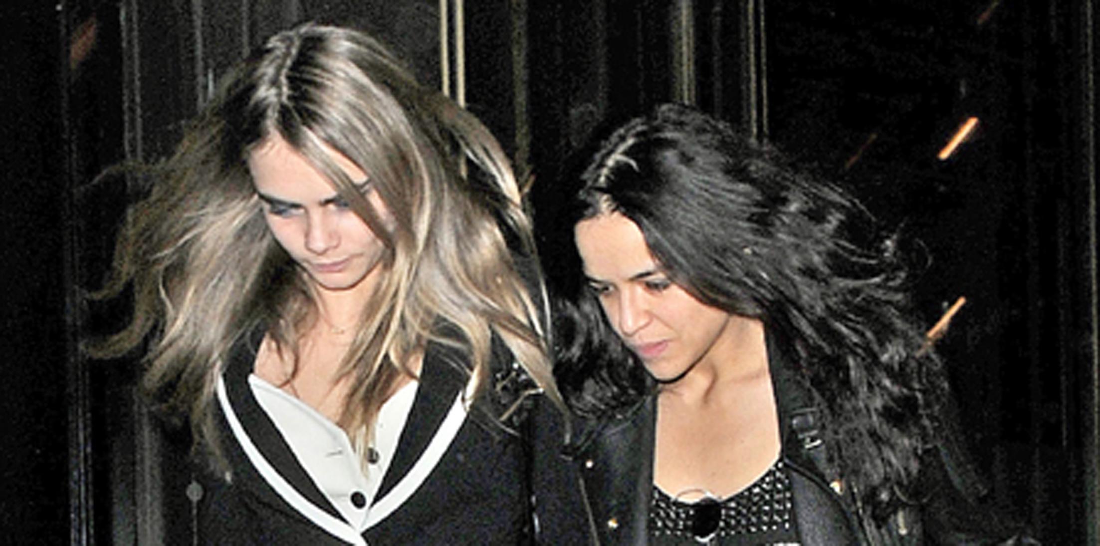 Cara Delevingne Runs Into Michelle Rodriguez At MTV Movie ...