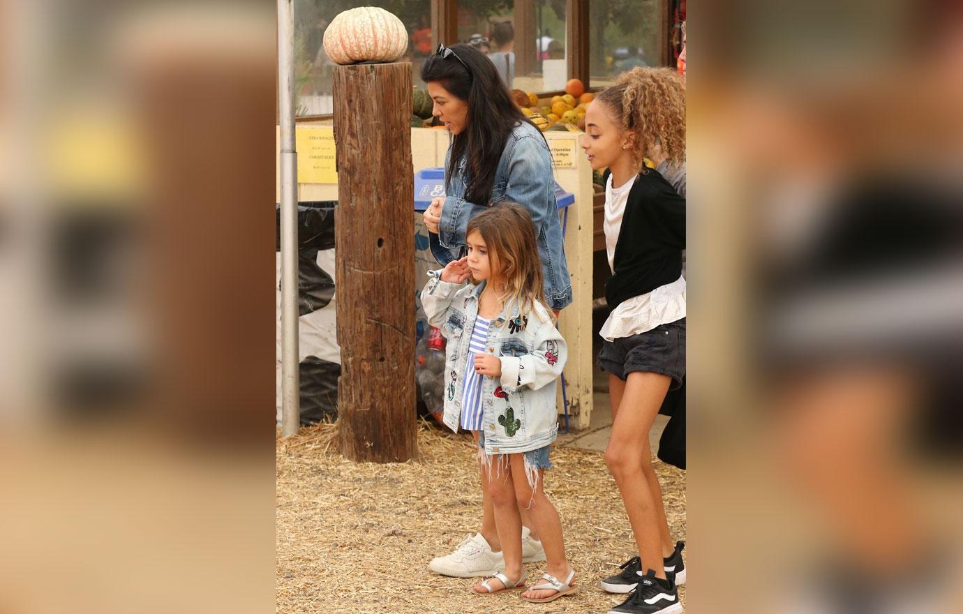 Kourtney kardashian pumpkin patch