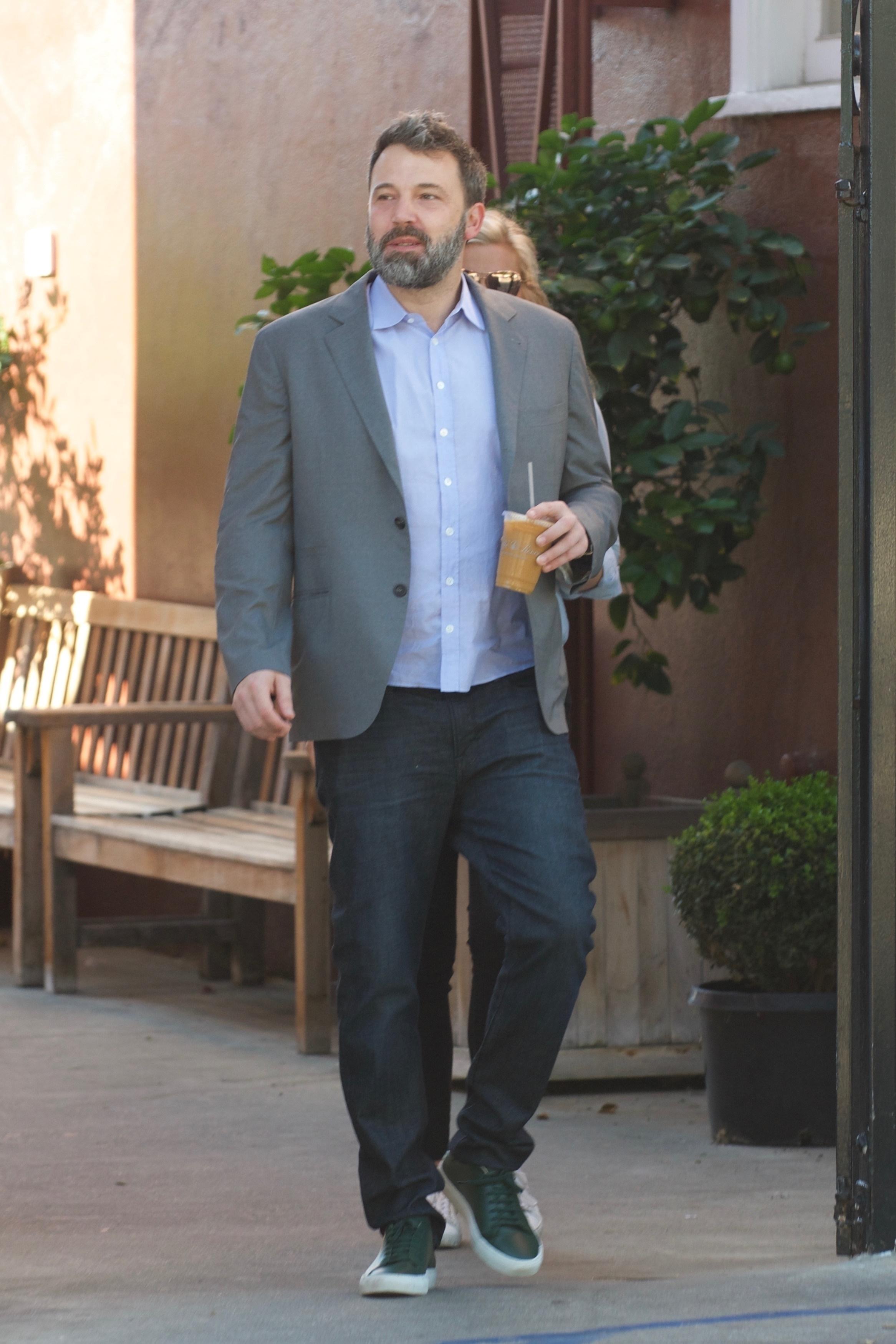 Ben Affleck and Lindsay Shookus grab lunch together