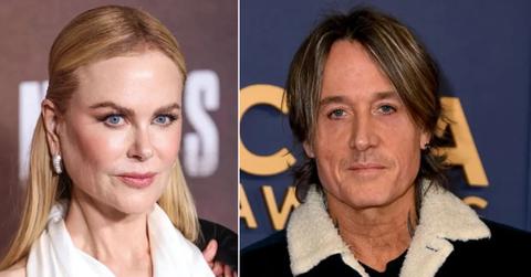 Split photo of Nicole Kidman and Keith Urban.